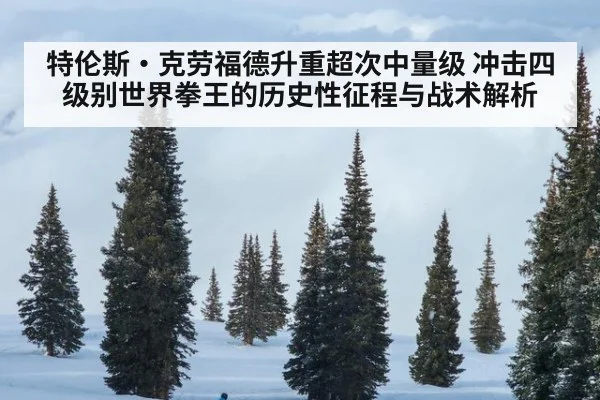 特伦斯·克劳福德升重超次中量级 冲击四级别世界拳王的历史性征程与战术解析